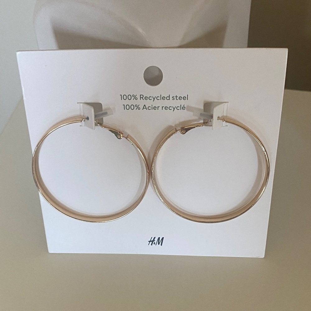 H&M Gold Hoop Earrings